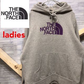 ザノースフェイス(THE NORTH FACE)の＊美品＊THE NOTHFACEパーカー＊トレーナー＊グレー＊レディース＊(パーカー)