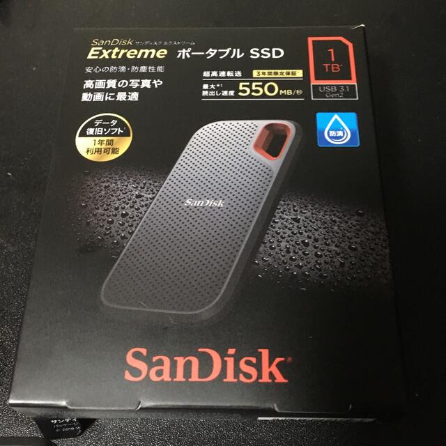 ★SanDisk ポータブルSSD 1TB SDSSDE60-1T00-J25サンディスク