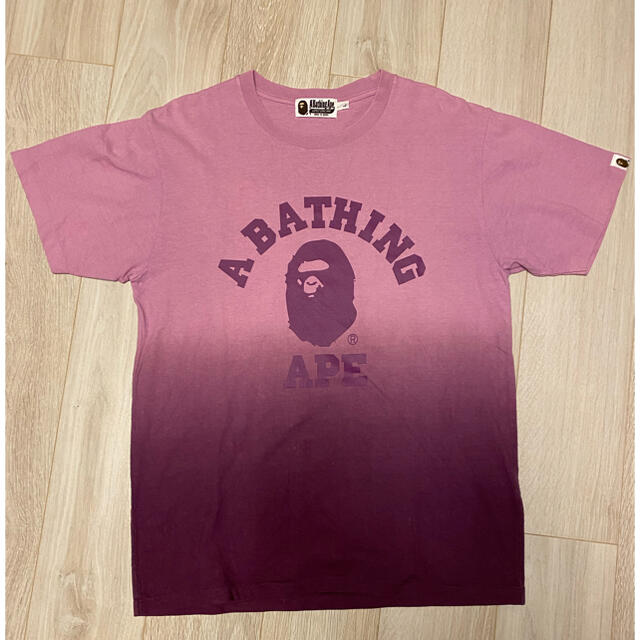 正規品 A BATHING APE グラデーションTシャツ Tシャツ+カットソー(半袖+袖なし)