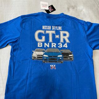 スカイラインGTR☆BNR34☆Tシャツ☆ブルー☆M☆2(その他)