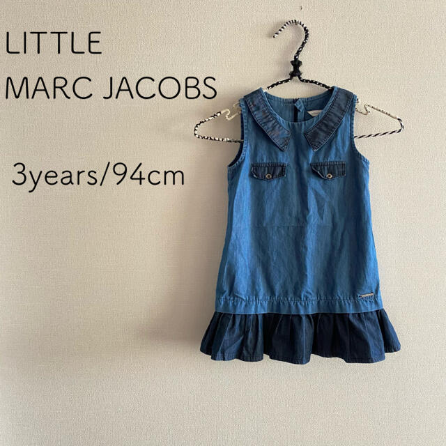 MARC JACOBS(マークジェイコブス)のまちゃ様☆LITTLE MARC JACOBS☆94㎝デニムワンピース キッズ/ベビー/マタニティのキッズ服女の子用(90cm~)(ワンピース)の商品写真