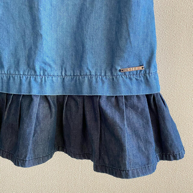 MARC JACOBS(マークジェイコブス)のまちゃ様☆LITTLE MARC JACOBS☆94㎝デニムワンピース キッズ/ベビー/マタニティのキッズ服女の子用(90cm~)(ワンピース)の商品写真