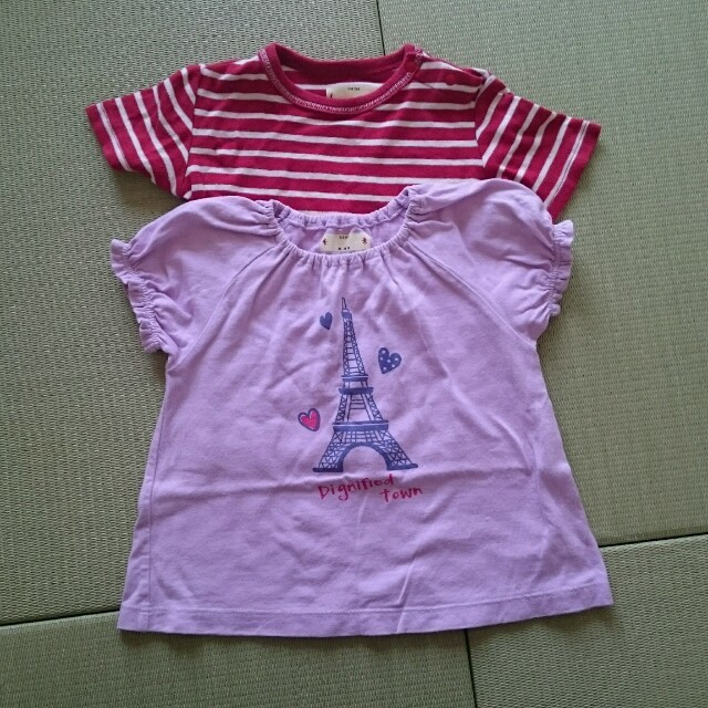 ベルメゾン(ベルメゾン)の女の子半袖Ｔシャツ キッズ/ベビー/マタニティのキッズ服女の子用(90cm~)(Tシャツ/カットソー)の商品写真