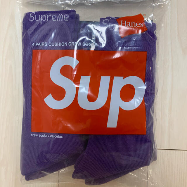 Supreme(シュプリーム)のSupreme 2021SS Hanes Crew Socks(4pack) メンズのレッグウェア(ソックス)の商品写真