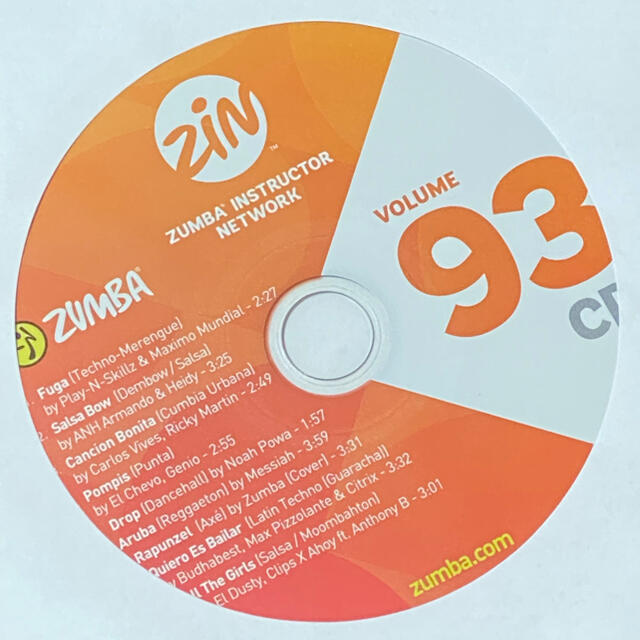 Zumba(ズンバ)の【未使用】ZUMBA CD &DVD ZIN93 エンタメ/ホビーのDVD/ブルーレイ(スポーツ/フィットネス)の商品写真