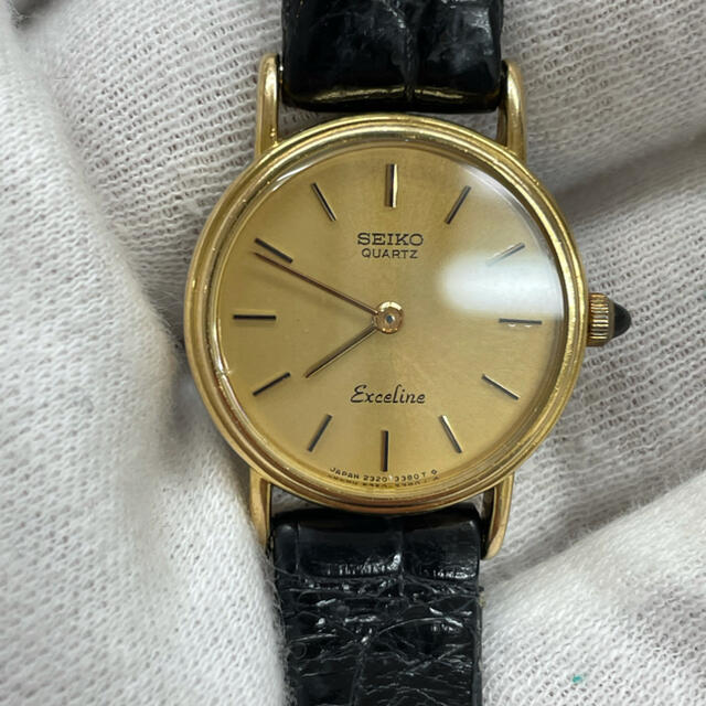 SEIKO　セイコー　エクセリーヌ　クォーツ　ケース14K 1400-7560