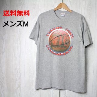 ヘインズ(Hanes)の【古着】Hanes ヘインズ Tシャツ バスケットボール ビッグプリント お洒落(Tシャツ/カットソー(半袖/袖なし))