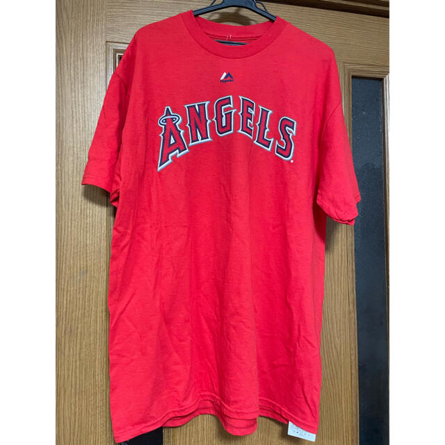 Majestic - MLB エンゼルス 大谷翔平 ネーム&ナンバーTシャツ Lサイズ