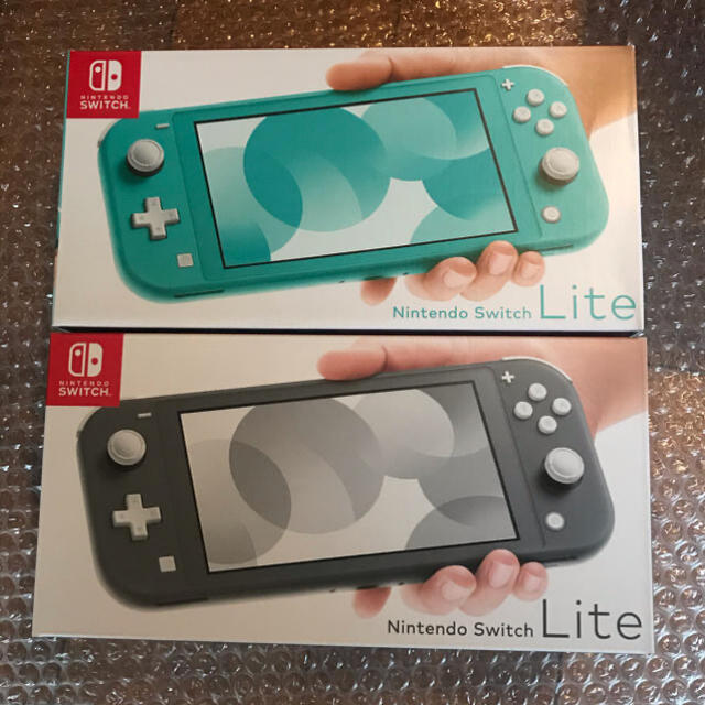 ニンテンドースイッチライト switchlite グレー ターコイズ 2台セット