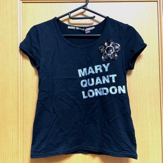 マリークワント(MARY QUANT)のマリークワント Tシャツ MARY QUANT スパンコール フラワー デイジー(Tシャツ(半袖/袖なし))