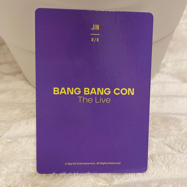 防弾少年団(BTS)(ボウダンショウネンダン)のBTS  BANG BANG CON ミニフォトカード ジン エンタメ/ホビーのCD(K-POP/アジア)の商品写真