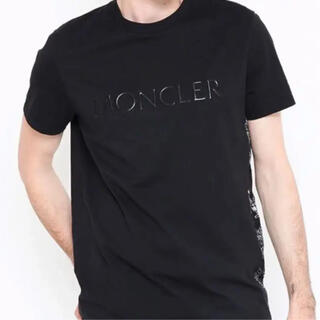 MONCLER - ★高級品★ MONCLER Tシャツ L ブラック モンクレール ロゴ 入手困難の通販｜ラクマ