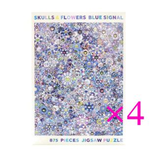 新品未開封　パズル　SKULLS & FLOWERS BLUE SIGNAL(その他)