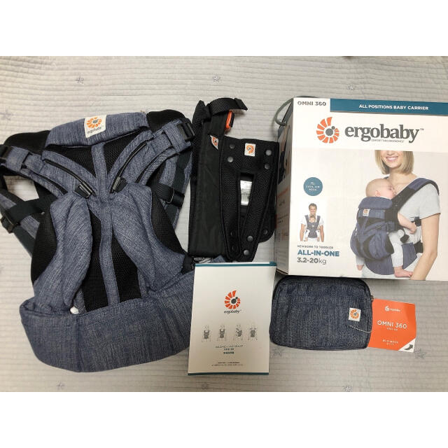 Ergobaby(エルゴベビー)の【セイ様専用】抱っこ紐エルゴ ベビー オムニ360 クールエアーメッシュ キッズ/ベビー/マタニティの外出/移動用品(抱っこひも/おんぶひも)の商品写真