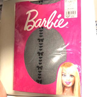 バービー(Barbie)のBarbie バックリボン柄(タイツ/ストッキング)