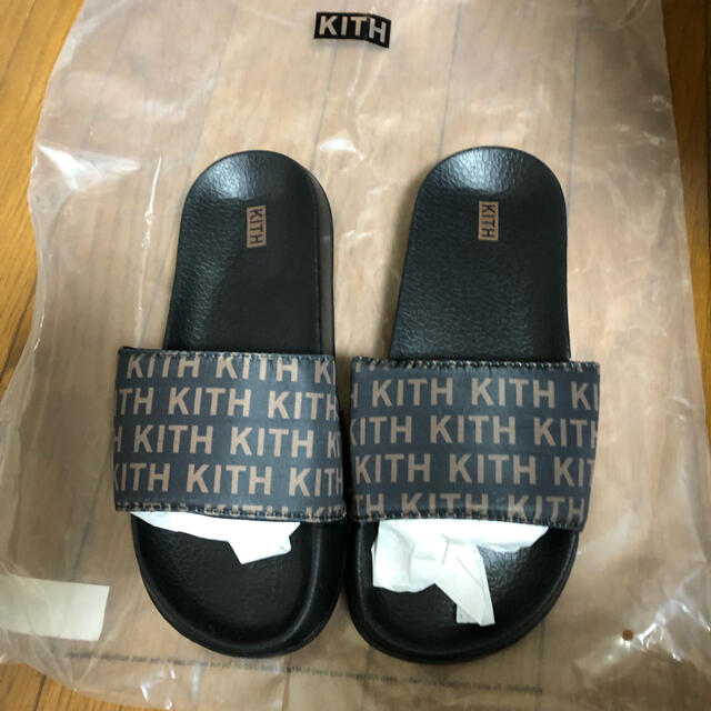 Kith Women Monogram Slides US9 メンズ26cm程度