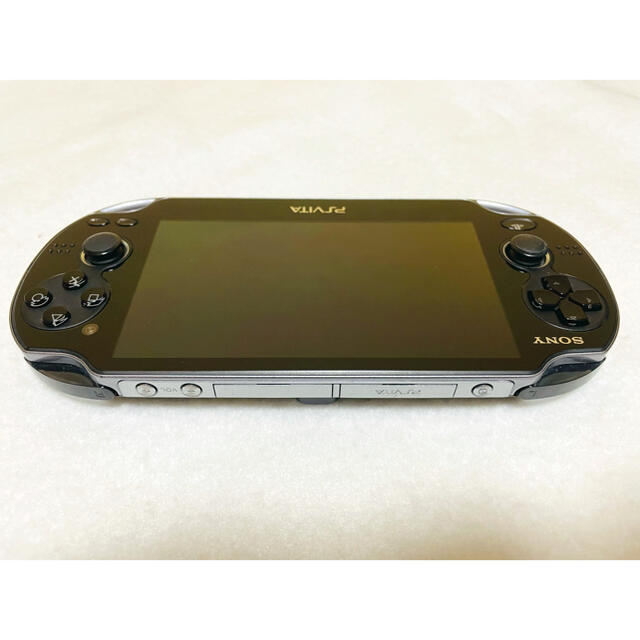 PS Vita PCH-1100 クリスタルブラック 動作確認済み 画面傷無し 1