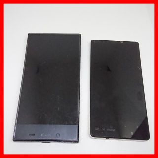 アクオス(AQUOS)のスマホ2台 403sh,303SH 部品取り シャープ ソフトバンク ジャンク(スマートフォン本体)