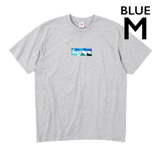 メンズSupreme Emilio Pucci Box logo tee ブルー