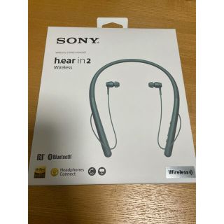 ソニー(SONY)の【お値下げしました】SONY WI-H700(G) ホライズングリーン(ヘッドフォン/イヤフォン)