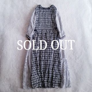 アズノウアズ(AS KNOW AS)の[as know as] check ribbon one-piece(ひざ丈ワンピース)