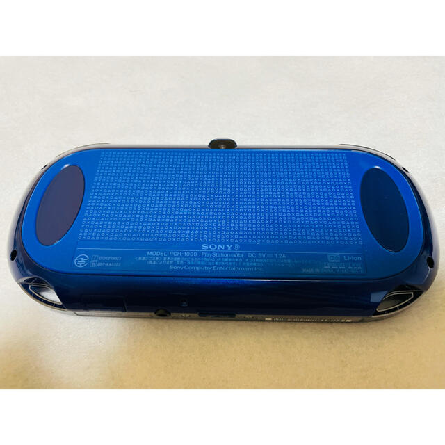 PlayStation Vita(プレイステーションヴィータ)の☆極美品 画面傷無し☆PSVita PCH-1000 ZA04 サファイアブルー エンタメ/ホビーのゲームソフト/ゲーム機本体(家庭用ゲーム機本体)の商品写真