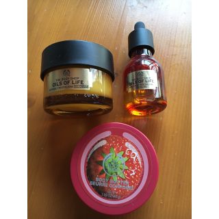 ザボディショップ(THE BODY SHOP)の美容オイルと保湿ジェルクリームのセット★オマケ付(美容液)