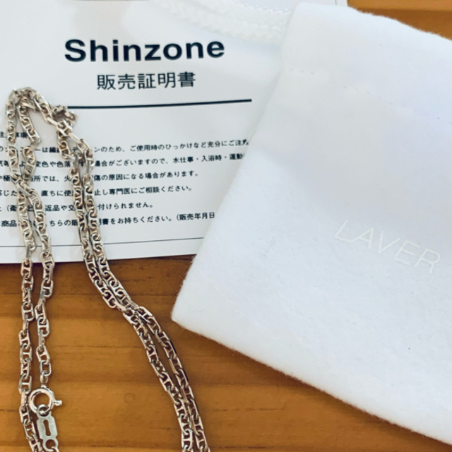 Shinzone LAVER CHAIN NECKLACEシンゾーン ネックレス