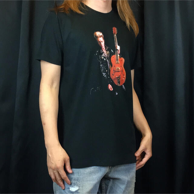 新品 ブライアンセッツァー ストレイキャッツ ロカビリー グレッチ 黒 Tシャツ