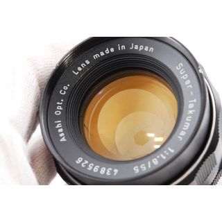 ペンタックス(PENTAX)の【美品】Pentax Super Takumar 55mm f/1.8(レンズ(単焦点))