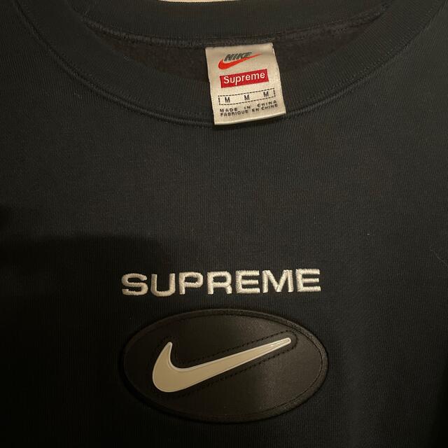 supreme  nike jewel crewneck ブラック　M