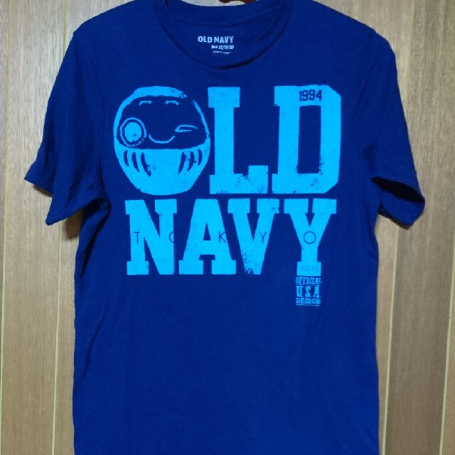 Old Navy(オールドネイビー)のOLD NAVY オールドネイビー  Tシャツ 半袖 シャツ 紺 古着 だるま レディースのトップス(Tシャツ(半袖/袖なし))の商品写真