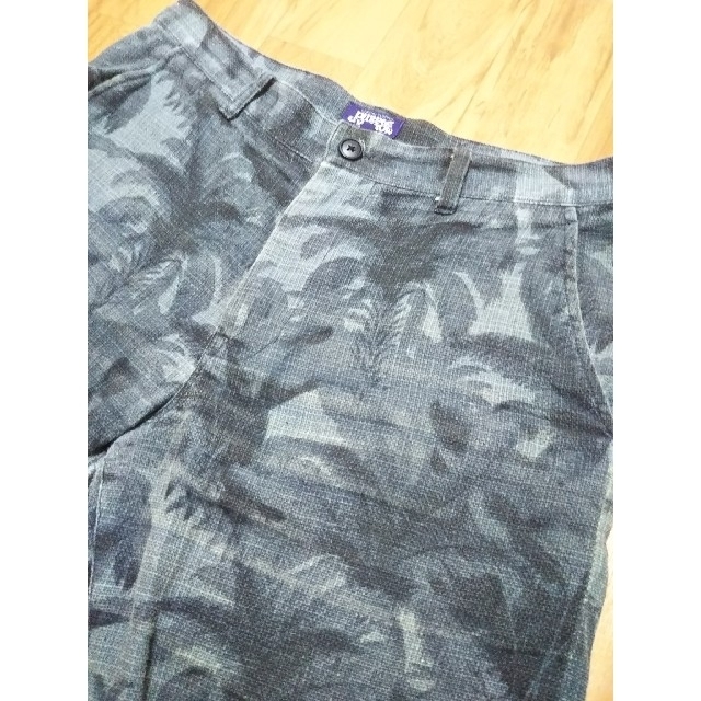 PURPLE&YELLOW ボタニカルスタイルショートハーフパンツ メンズのパンツ(ショートパンツ)の商品写真