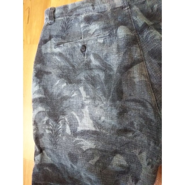 PURPLE&YELLOW ボタニカルスタイルショートハーフパンツ メンズのパンツ(ショートパンツ)の商品写真