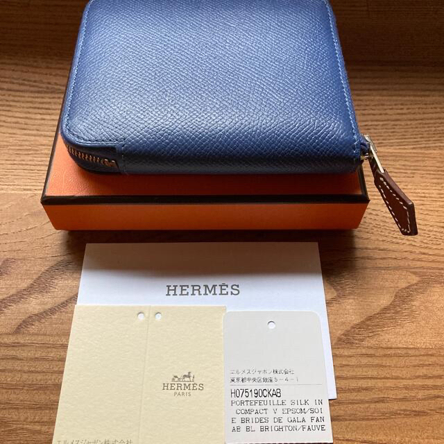 Hermes(エルメス)の国内百貨店購入　エルメス　HERMES  シルクインコンパクト　財布　 レディースのファッション小物(財布)の商品写真