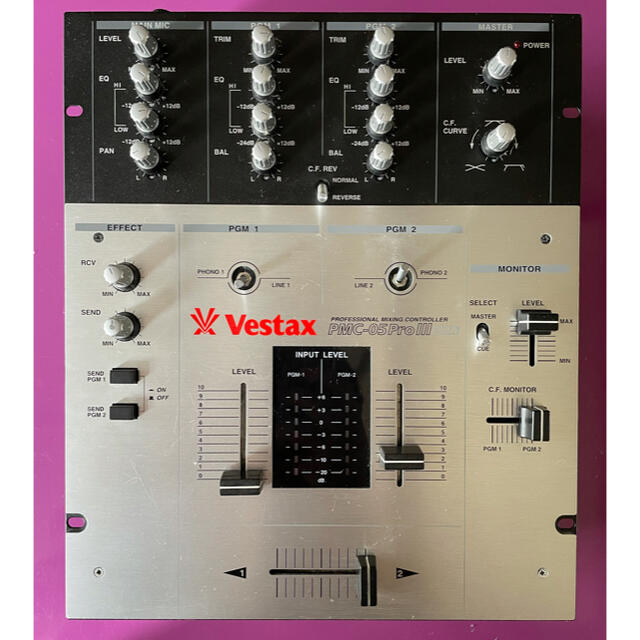 整備済み】Vestax PMC-05ProⅢ VCA DJ ミキサー 整備済み】Vestax PMC-05ProⅢ VCA DJ ミキサー