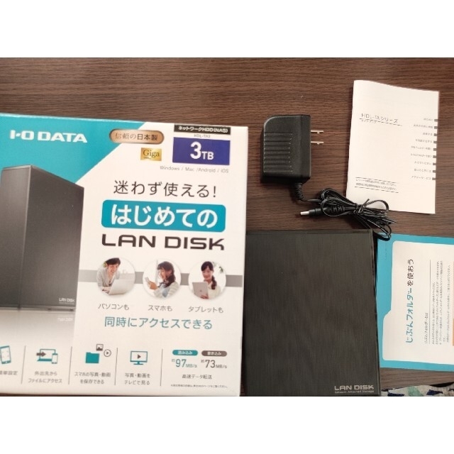 NAS 3TB IODATA LAN DISK HDL-TA3/E 新品未開封 culto.pro