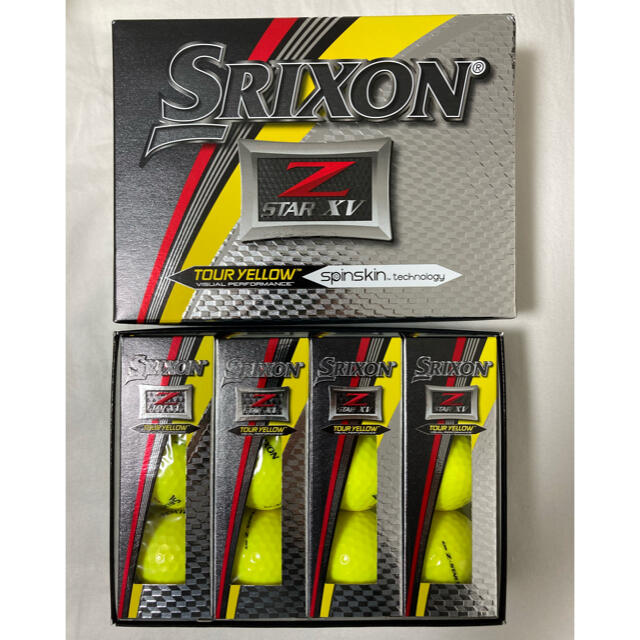 スリクソン Z-STAR XV SRIXON 4ダース イエロー  未使用新品