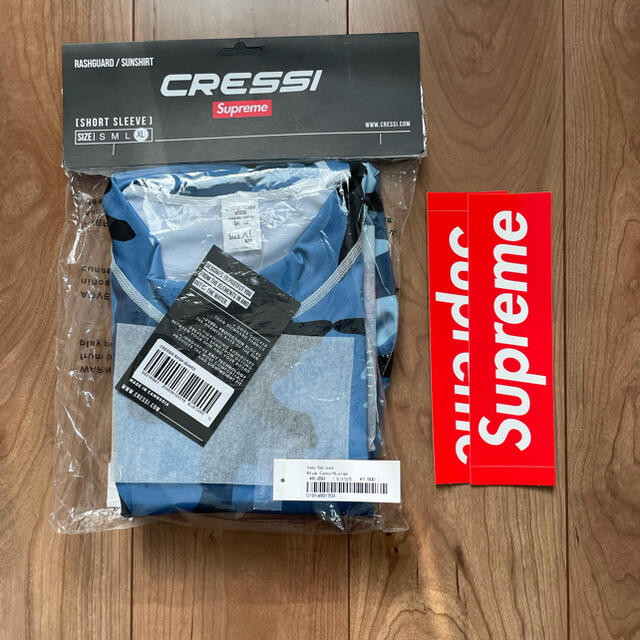 【XL】Supreme Cressi Rash Guard Blue Camo