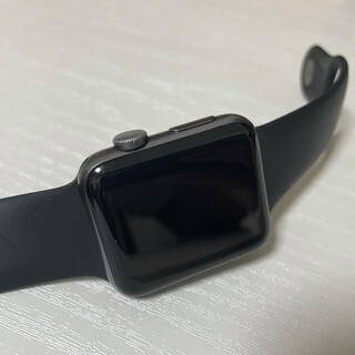 アップルウォッチ(Apple Watch)のApple watch series42mm スペースグレイ即購入Ok(腕時計(デジタル))