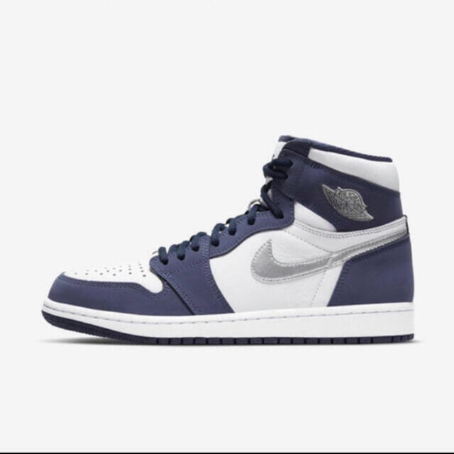 SNRKSNIKE AIR JORDAN1 HIGH WHITE/MIDNIGHTNAVY