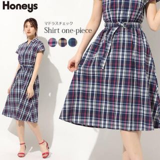 ハニーズ(HONEYS)の本日限定値下げ！Honeys☆シャツワンピース(ひざ丈ワンピース)