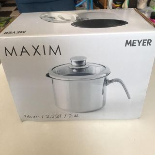 マイヤー(MEYER)の新品！未使用！マイヤー  8クックポット　16センチ　2.5Ｌ(鍋/フライパン)