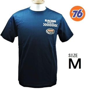 セブンティーシックスルブリカンツ(76 Lubricants)の新品　Ｍ　ネイビー　Ｔシャツ　半袖　76（セブンティシックス）　ナナロク(Tシャツ/カットソー(半袖/袖なし))