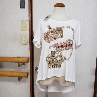 リナシメント(RINASCIMENTO)のジュリア様専用イタリア老舗リナシメントTシャツ　王冠と宝石　未使用(Tシャツ(半袖/袖なし))