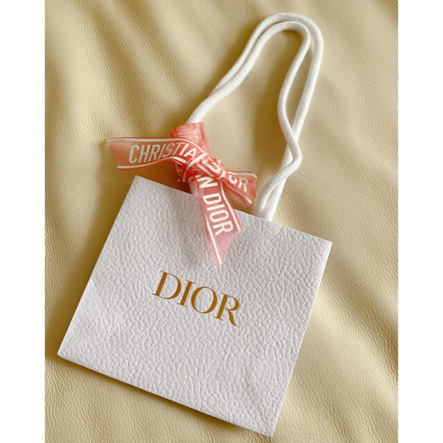 Christian Dior(クリスチャンディオール)のDIOR ディオール  ショッパー  リボン　付き レディースのバッグ(ショップ袋)の商品写真