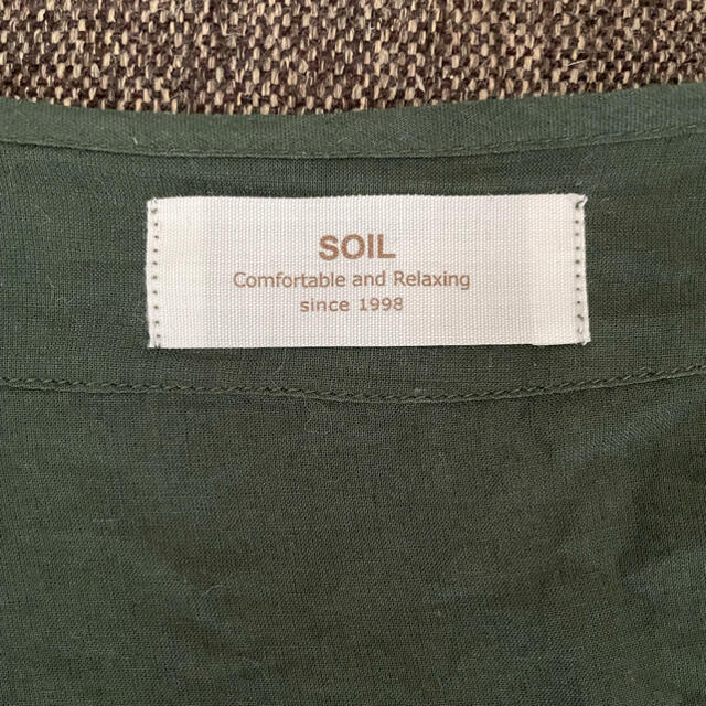 SOIL(ソイル)のSOIL カシュクールワンピース　北欧暮らしの道具店 レディースのワンピース(ロングワンピース/マキシワンピース)の商品写真