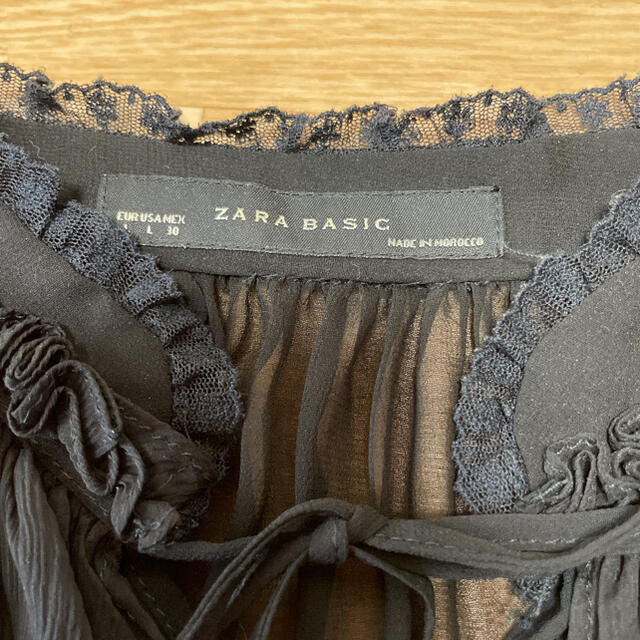 ZARA(ザラ)のトップス　チュニックブラウス☆美品 レディースのトップス(シャツ/ブラウス(半袖/袖なし))の商品写真