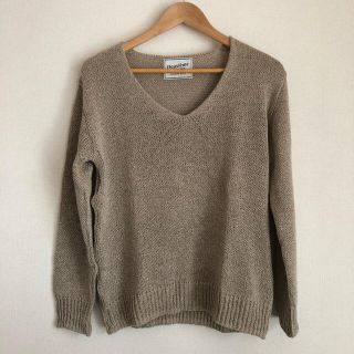 ドゥーズィエムクラス(DEUXIEME CLASSE)の【美品】ドゥーズィエムクラス　リネンニット(ニット/セーター)