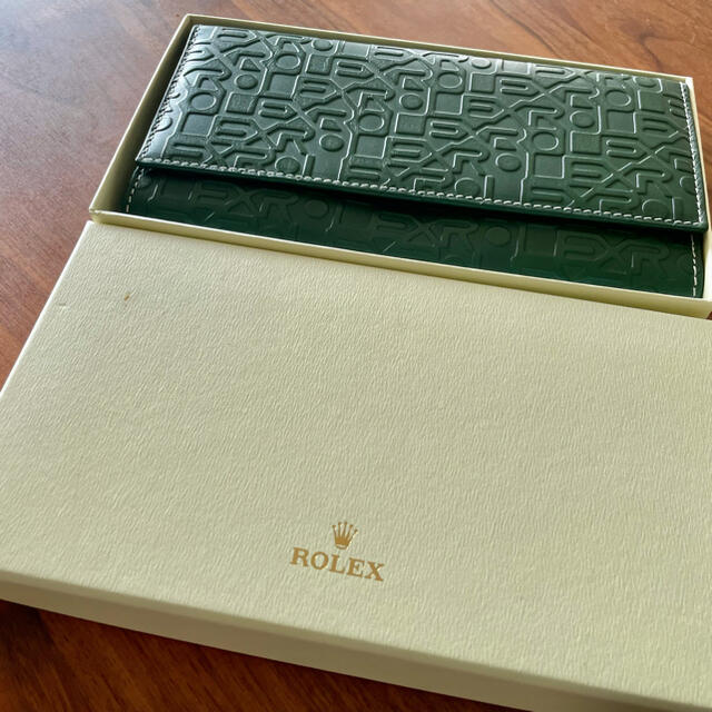 ROLEX ロレックス エンボス ロゴ 長財布 非売品 レザー ROLEX